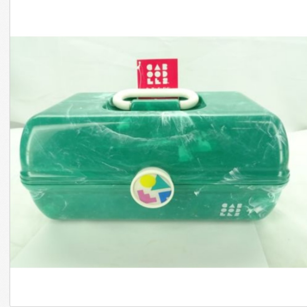 COPY - Caboodle Marble Make Up Holder GREEN Organizer